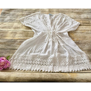 BLUE ISLAND BEACH COVERUP-SMALL